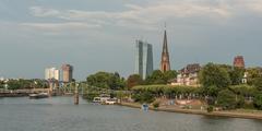 West view of Museumsufer, Frankfurt