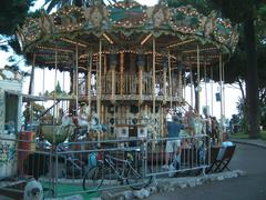 carousel near the Promenade des Anglais in Nice