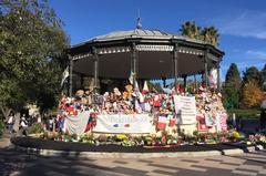 Temporary memorial of 2016 Nice attack in Jardin Albert 1er, Nice