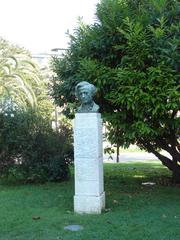 Statue of Hector Berlioz at Jardin Albert 1er in Nice, France