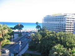 Le Méridien hotel overlooking the Mediterranean Sea in Nice, France