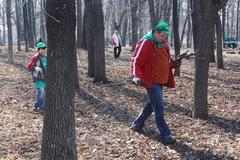 Alexander Kupriyanov participating in Media Subbotnik in Neskuchny Garden