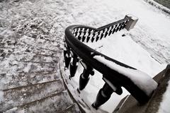 Curved steps in Neskuchny Garden, Moscow