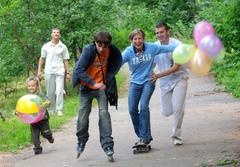 Children in Neskuchny Garden