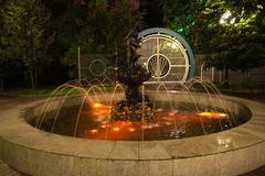 Fountain 'Girl with Jug' near Gorky Park, Moscow