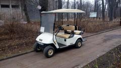 Electric Golf cart EZGO in Neskuchny sad, Moscow