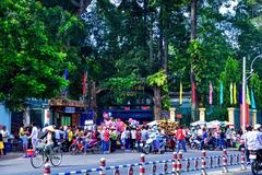 Thao Cam Vien entrance gate on Nguyen Thi Minh Khai Street in District 1, Ho Chi Minh City, Vietnam