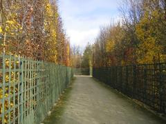 Pathway in the groves of the Park of Versailles