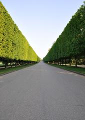 Avenue De Trianon in Versailles, France, on April 22, 2011