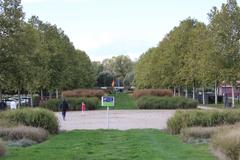 The Garden of Two Rivers in Strasbourg, France