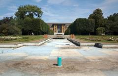 View of Baggio High School from Jardin des Plantes de Lille