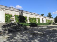 Jardin public in Bordeaux with a view of a serene lake and lush greenery