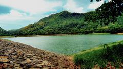 Water dams in Jaclupan, Talisay City, Cebu, Philippines