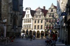 Prinzipalmarkt street in Münster, Germany