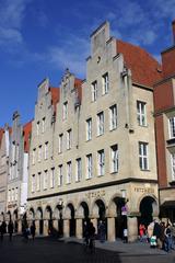 Giebelhäuser am Prinzipalmarkt in Münster