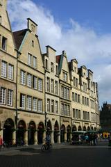 Prinzipalmarkt in Münster showing houses 35 to 40