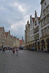 Prinzipalmarkt in Muenster from the north