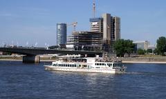 Day trip ship Asbach near Deutzer bridge in Cologne