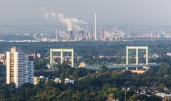 Hot air balloon trip across Cologne