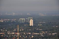 Hot air balloon ride over Cologne