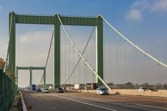 Rodenkirchener Autobahnbrücke in Cologne, Germany