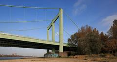 Rodenkirchener Autobahnbrücke in Cologne, Germany