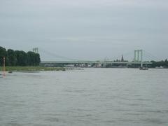 Rodenkirchener Autobahnbrücke over the Rhine in Cologne, Germany