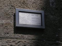 Rodenkirchener Autobahnbrücke award plaque in Cologne