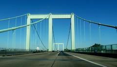 Rheinbrücke A4 bei Rodenkirchen over the Rhine River