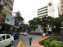 Park Plaza office block at Park Street-Camac Street crossing