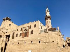 Luxor Temple with Abu Haggag Mosque in Luxor, Egypt