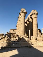 Colonnade at Luxor Temple in Egypt