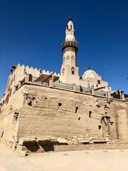 Luxor Temple in the city of Luxor with Abu Haggag Mosque