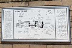 Luxor Temple site map