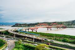 Guandu Bridge in the late afternoon