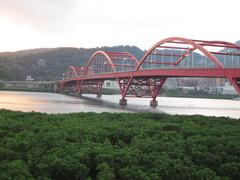 Afternoon view of Guandu Bridge on 29 October 2017