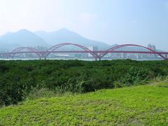 Guandu Bridge crossing the Tamsui River