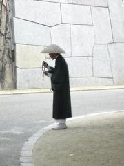 Buddhist monk Bonzo in Osaka