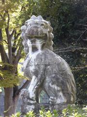 Komainu statue at Osaka Castle