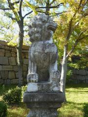 Komainu statue at Osaka Castle