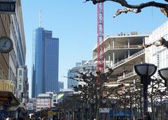 FrankfurtHochVier under construction, February 2008, Frankfurt