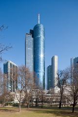 Maintower in Frankfurt as seen from Taunus Park