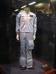 Steve Hawley's in-flight Space Shuttle suit from January 1986