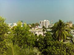 A view of Rajshahi city near Uposhohor