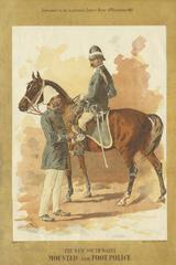 The New South Wales Mounted and Foot Police illustration from 1887