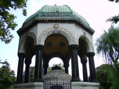 Cistern Istanbul with arches and columns