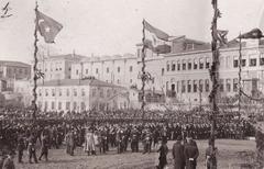 Opening of the German Fountain in 1901.