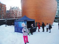 Falun Gong human rights petition in Kamppi, Helsinki