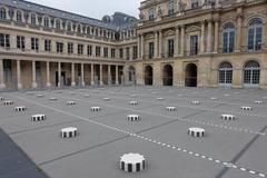 Colonnes de Buren at Palais Royal in Paris