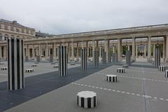 Colonnes de Buren at Palais Royal in Paris